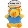 Dětská plyšová hračka s hracím strojkem Baby Mix medvídek modrý