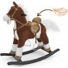 Houpací koník s melodií Milly Mally Mustang tmavě hnědý