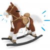 Houpací koník s melodií Milly Mally Mustang tmavě hnědý