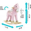 Houpací koník s melodií Milly Mally Pony růžový