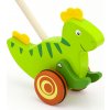 Dřevěná jezdící hračka Viga dinosaurus