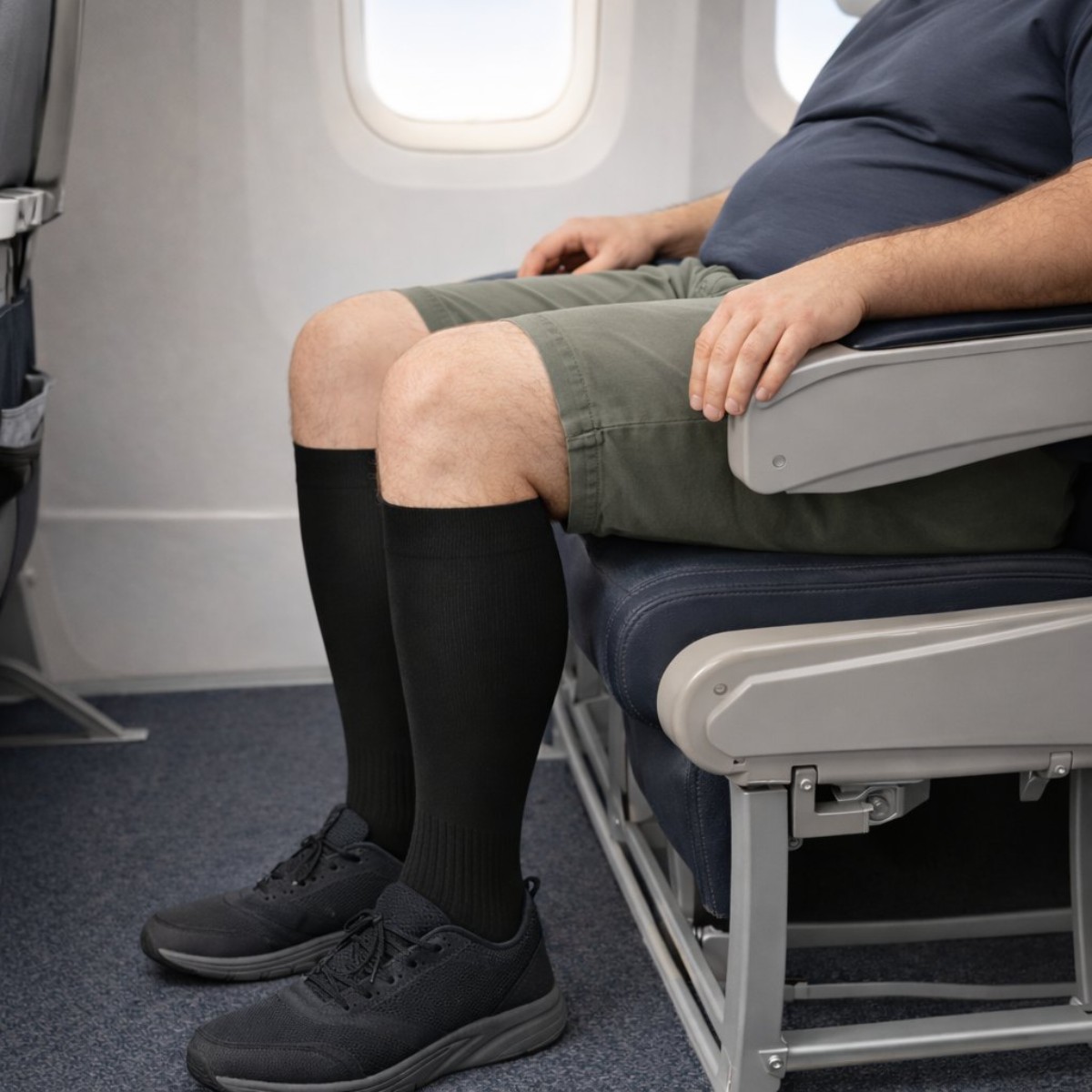 Unisex-Kompressionskniestrümpfe geeignet für Sport und Alltag