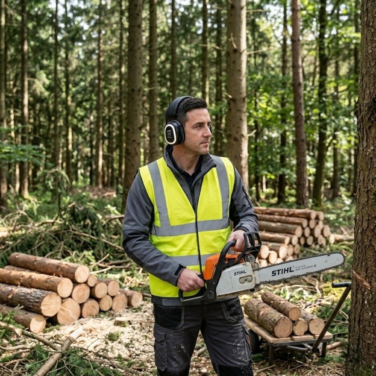 Klappbarer Kapselgehörschutz für Transport und Aufbewahrung
