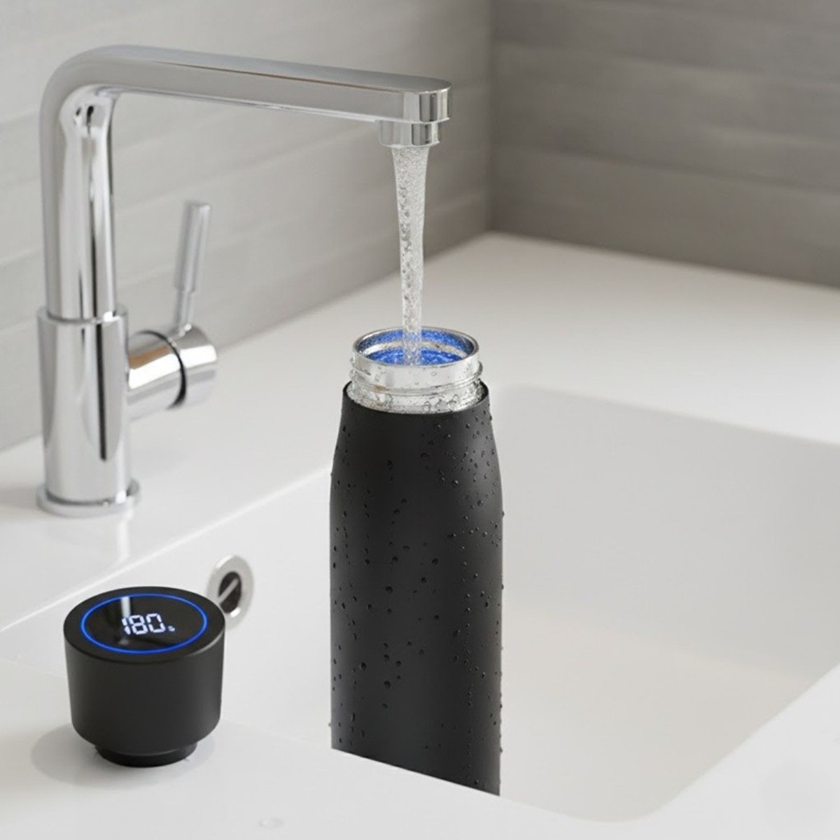 Praktische Funktionalität der intelligenten UV-Sterilisations-Wasserflasche