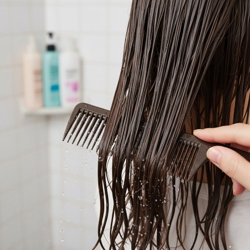 Anwendung Urtekram Aloe Vera Conditioner