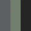 Dunkelgrau / grün / schwarz