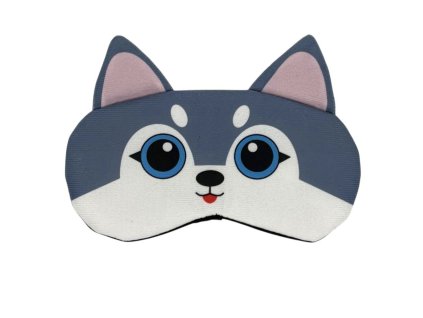 Schlafmaske - Blauer Wolf