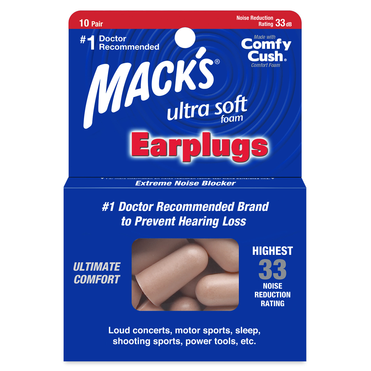 Mack's Ultra Soft Menge im Paket: 10 Paare