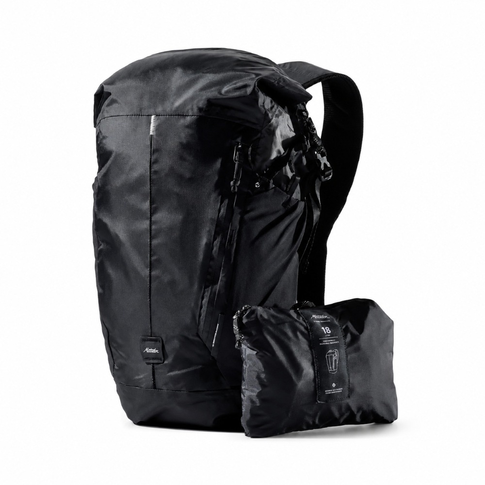Matador Waterproof Packable Backpack 18L Farbe: Schwarz
