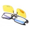 Gelber Anti-Blaulicht Brillenclip