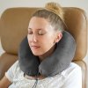 Daydream Basic Grey Memory Foam Reise-Nackenkissen für Damen