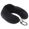 Daydream Basic Plus Schwarz Memory Foam Travel Pillow um den Hals Vorderseite