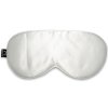 Masha dark in here saténová bílá maska na oči na spaní