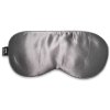 Masha dark in here saténová šedá maska na oči na spaní