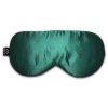 Masha dark in here saténová zelená maska na oči na spaní