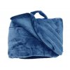 Cabeau Fold'n Go Mikrofaser-Reisedecke Blau