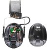 3m peltror sporttac elektronische kopfhörer schwarz rot blinklichter