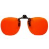 Orange Anti-Blaulicht-Clips für Brillen