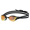 Arena schwimmbrille cobra core swipe mirror gelb kupfer schwarz 2