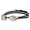 Arena schwimmbrille Cobra Core Swipe Spiegel Silber Gold