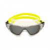 Vista Pro Schwimmbrille grau gelb transparent vorne