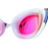 Speedo Fastskin Schwimmbrille rosa, weißes Detail