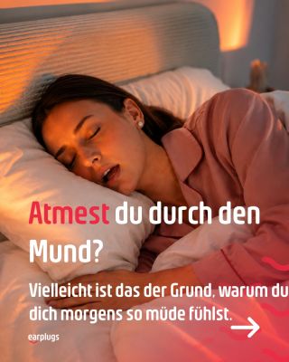 Atmest du nachts durch den Mund? Vielleicht weißt du gar nicht, dass genau das dir erholsamen Schlaf raubt. Nasenatmung =...