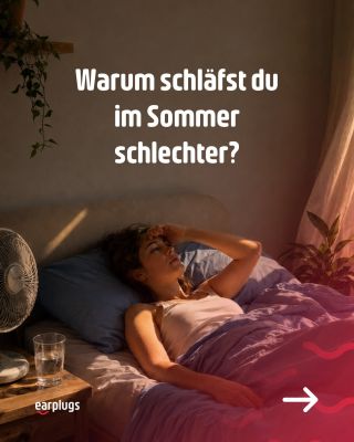 Was hält dich im Sommer am meisten vom Schlafen ab? ☀️ Hitze, Lärm durch offene Fenster oder frühes Morgenlicht? Manchmal...