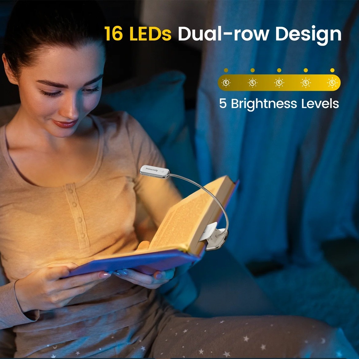Glocusent Posh Lampe mit Auswahl von warmem, neutralem und kaltem Licht