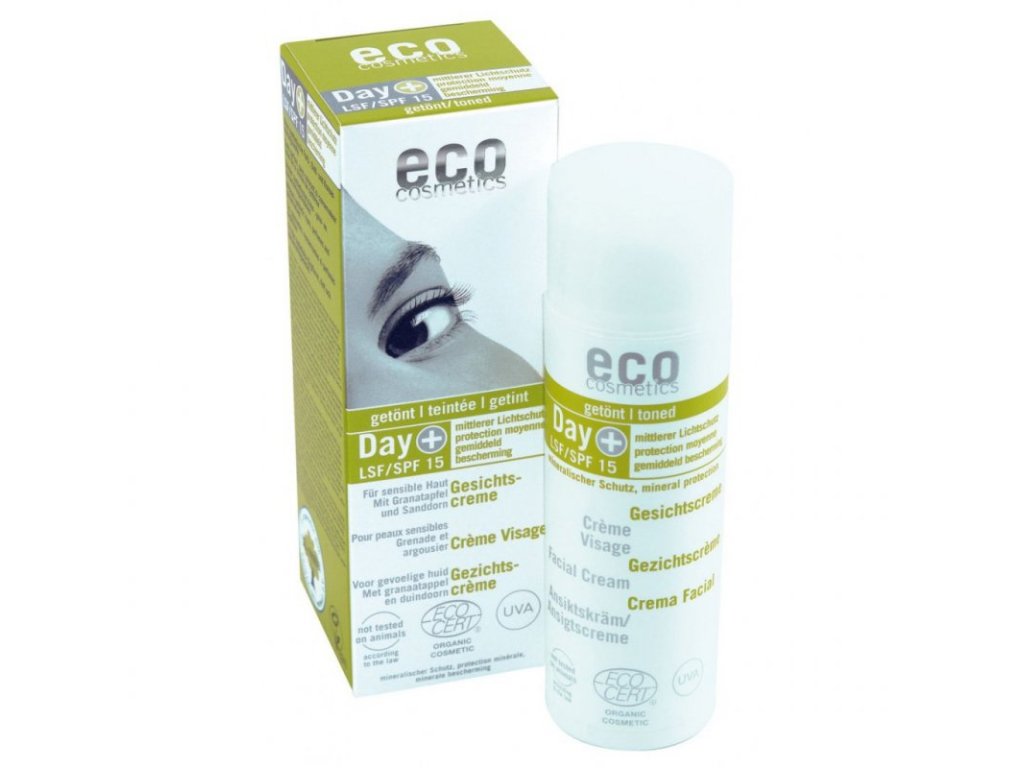 Eco Cosmetics Tägliche Tönungs- und Sonnenschutzcreme LSF 15 BIO (50 ml)