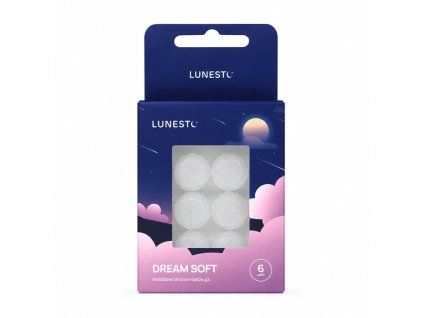 Lunesto Dream Soft Silikon-Ohrstöpsel 6 Paar