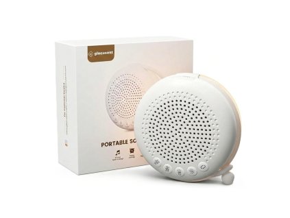 Glocusent 3-in-1 Tragbares Weißrauschgerät, Nachtlicht und Bluetooth-Lautsprecher