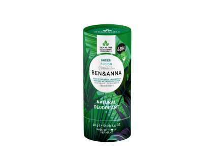 Ben & Anna Festes Deodorant - Green Verschmelzung 40 g