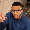 D.Franklin America SQ Blue Light Blocking Brille im Gesicht