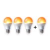 12155 lunesto orange led gluhbirne e27 3er pack 1 gratis