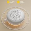 Glocusent 3-in-1 Tragbares Weißrauschgerät, Nachtlicht und Bluetooth-Lautsprecher