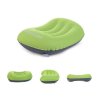 NatureHike Aeros Green Travel Pillow Aufblasbare 3 Ansichten Ohrstöpsel