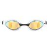 Arena schwimmbrille Air Speed Mirror Gelb Kupfer Weiß Front