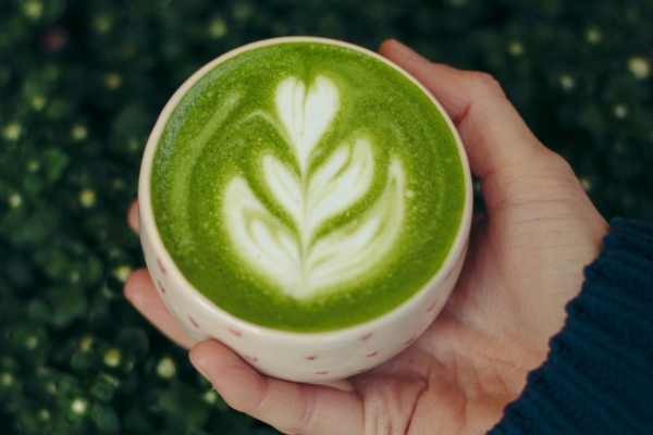 Matcha latte za 10 Kč