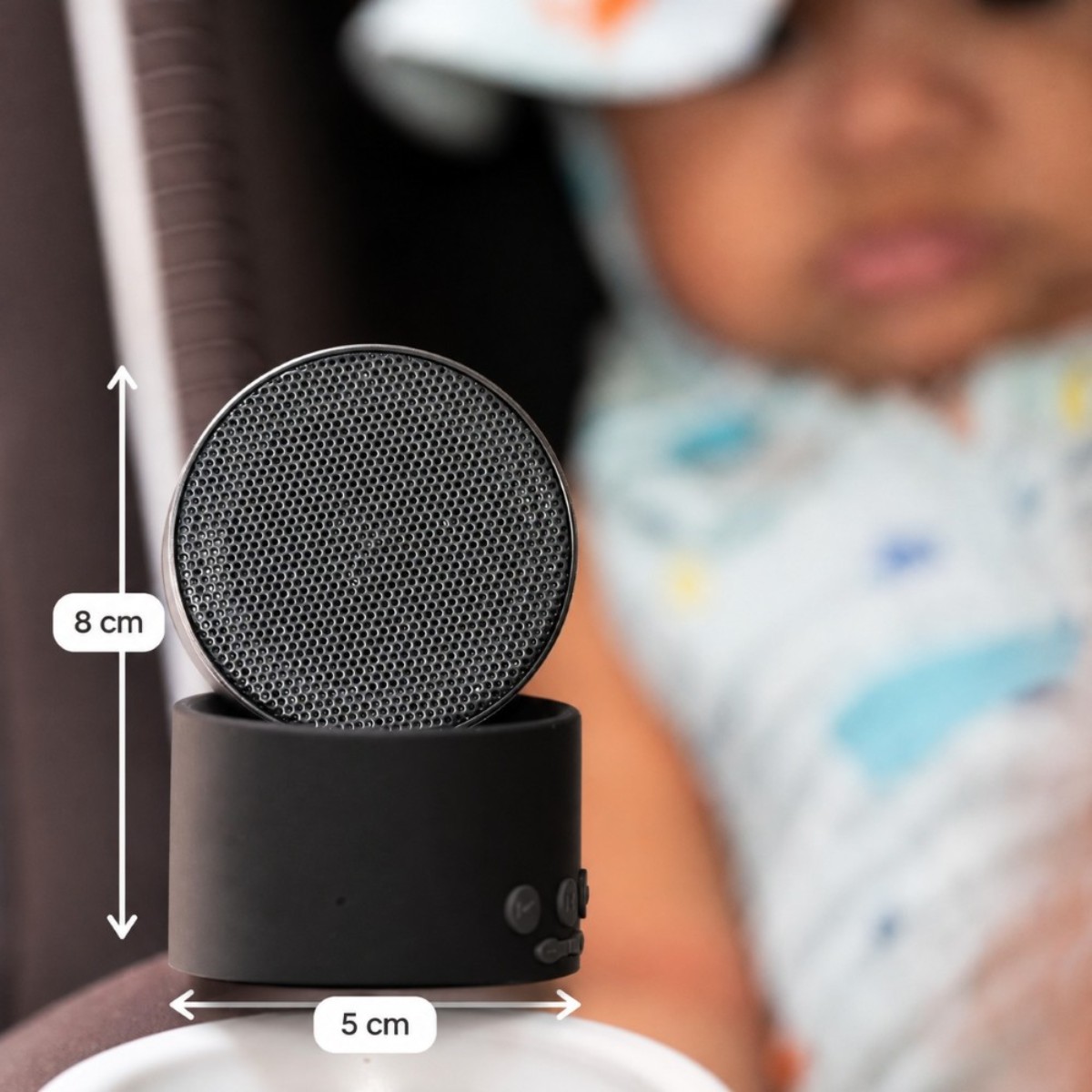 Kompaktní kapesní generátor bílého šumu s Bluetooth připojením
