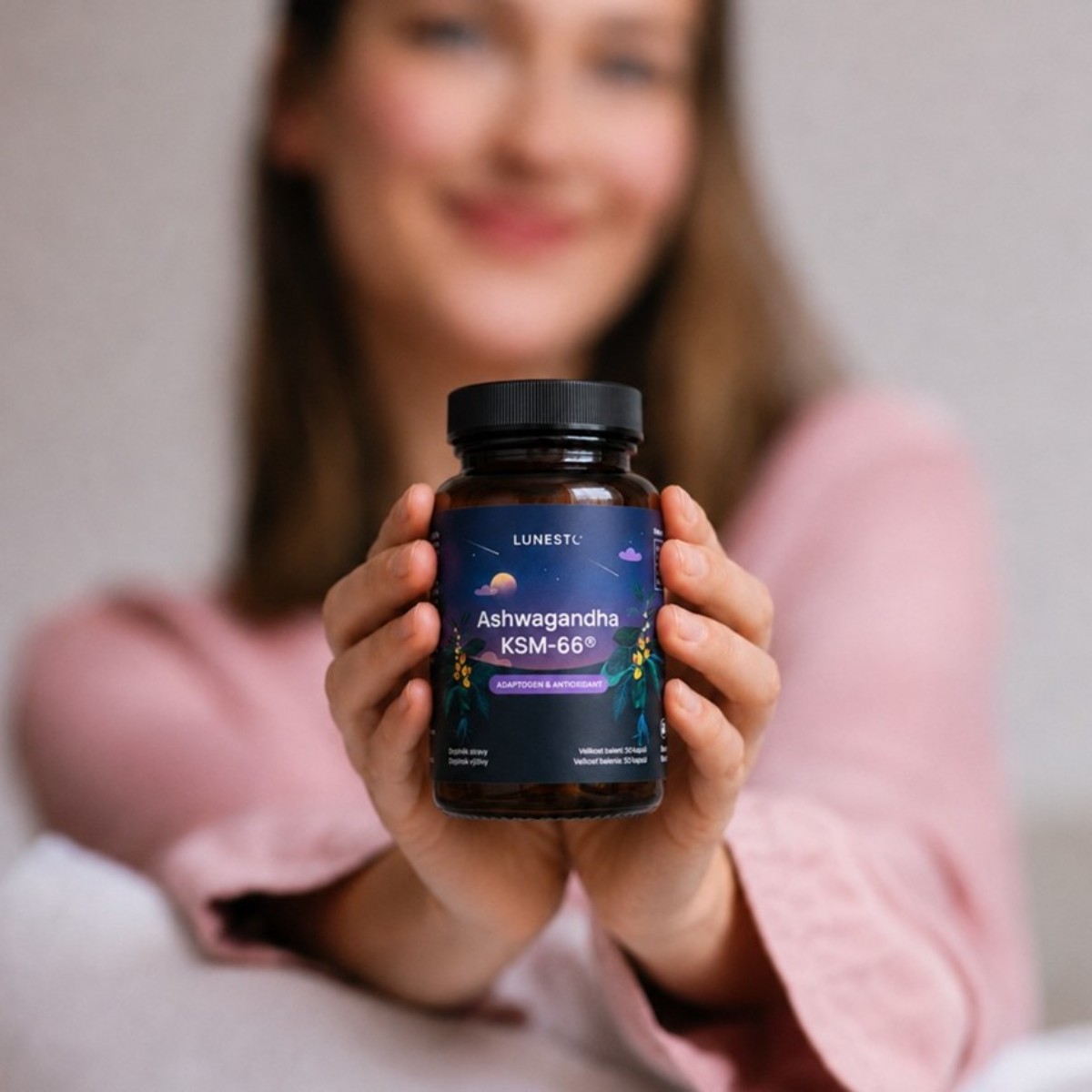 Ashwagandha KSM 66 pro dospělé při pracovním vytížení a aktivním režimu