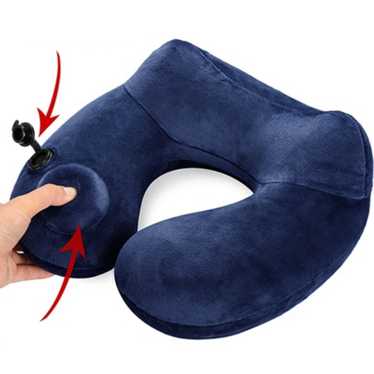 Cestovní polštář Malia s vyvýšenou podporou krku pro sezení