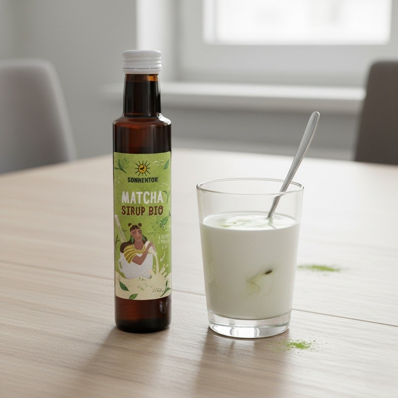 Matcha sirup – přírodní zdroj energie s obsahem kofeinu