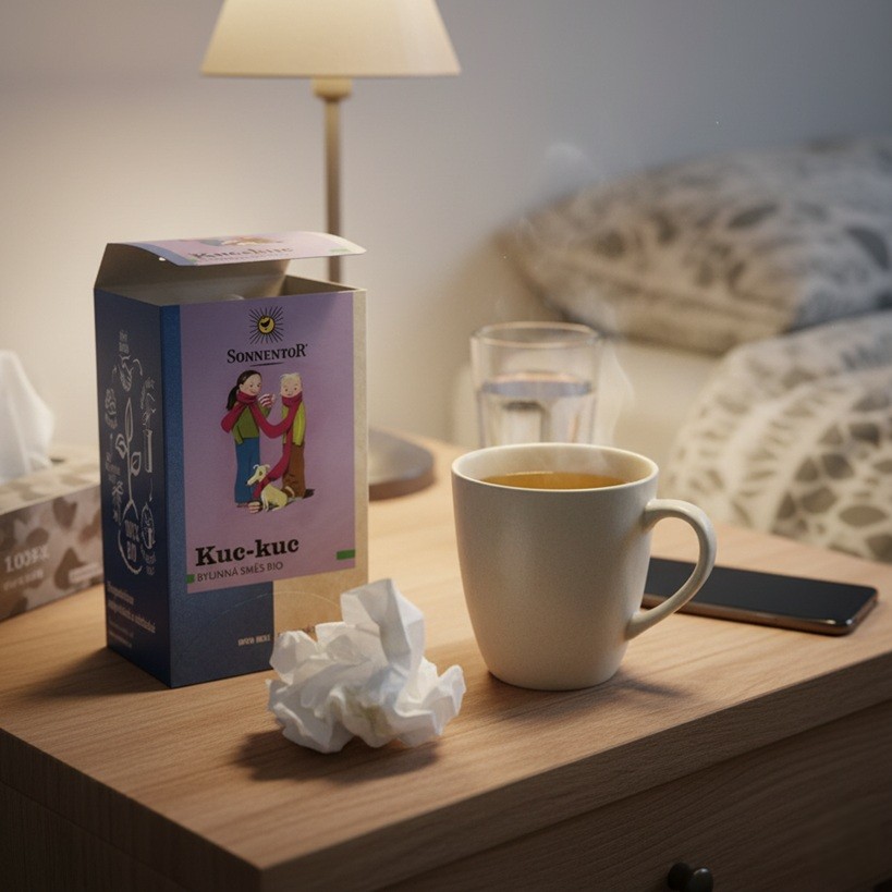Příprava čaje Kuc-kuc – luhování šálku