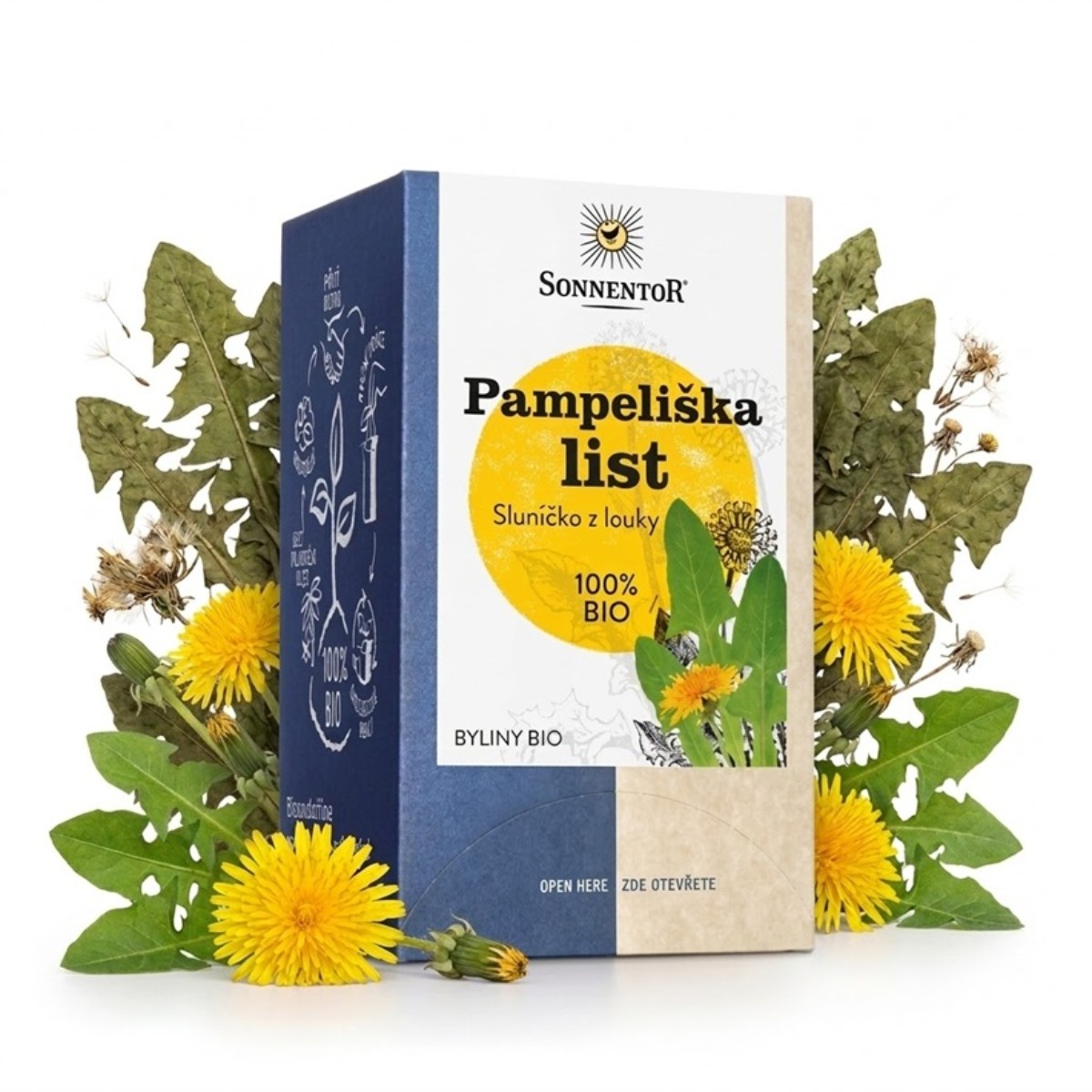Příprava Sonnentor Pampeliška list BIO čaje