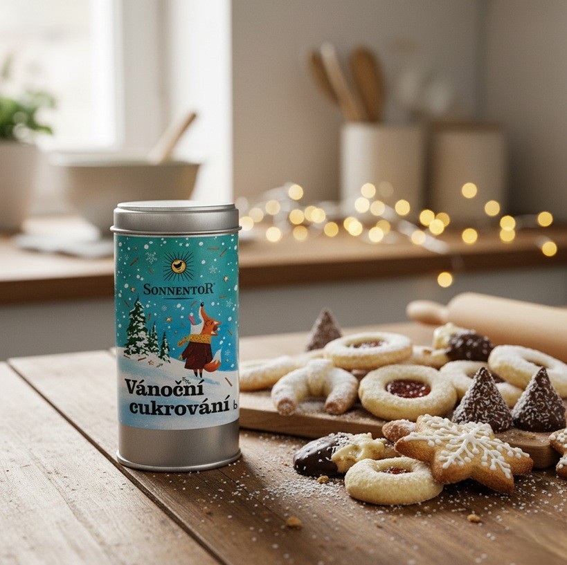 Použití směsi Vánoční cukrování do pečení a dezertů