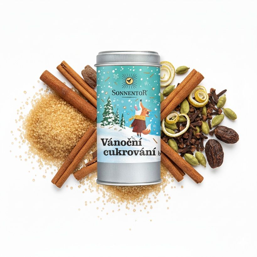 Sonnentor Vánoční cukrování bio směs cukru a koření