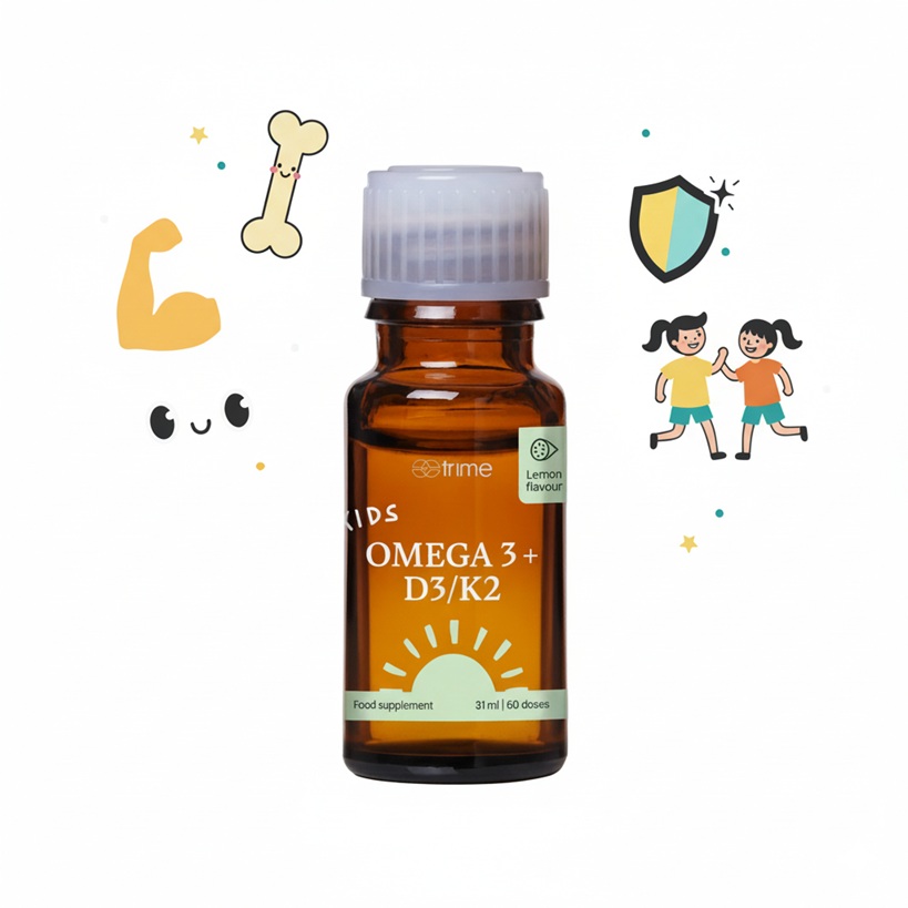 Kids Omega 3 + D3/K2 doplněk stravy pro děti