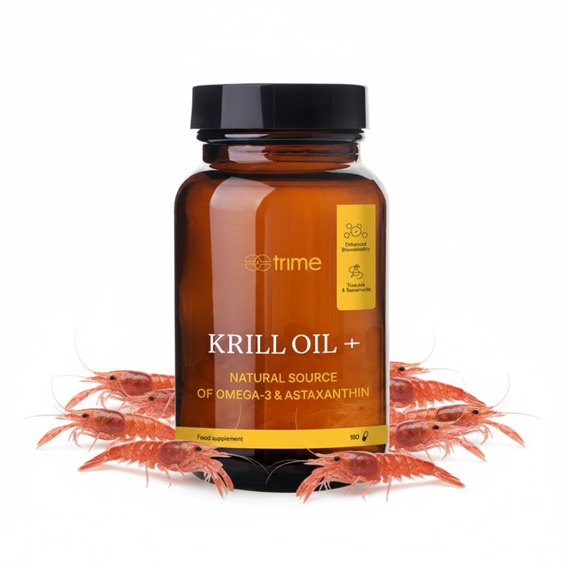 Astaxanthin a cholin v krilovém oleji