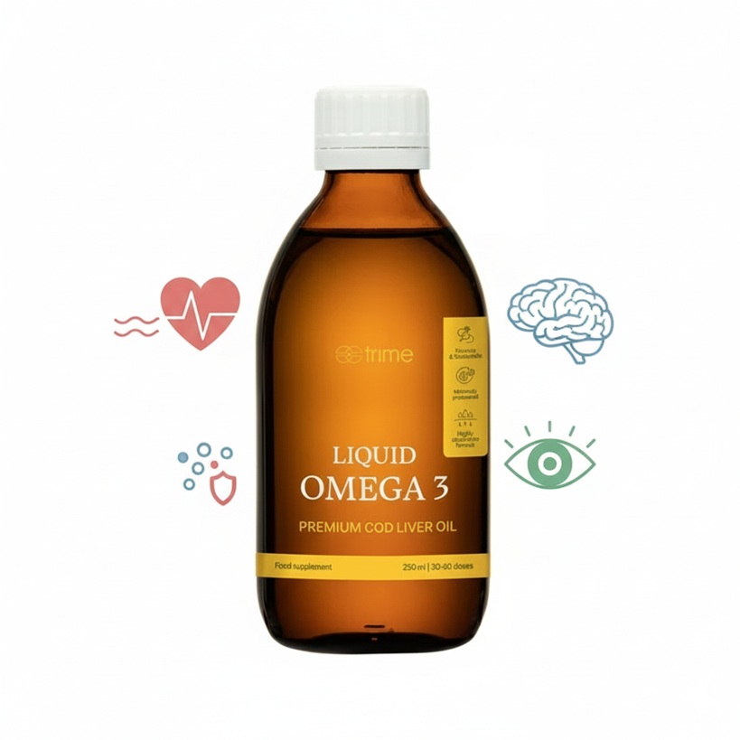 Trime Liquid Omega 3 olej z tresčích jater